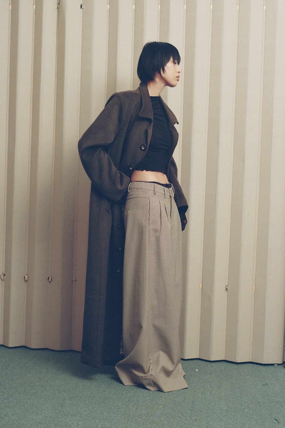Moss Long Wool Coat [final sale] - Image 9