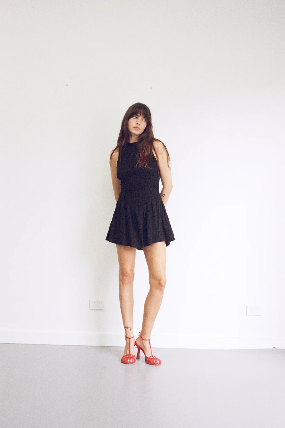 Olympia Ruched Dress [final sale] - Image 2