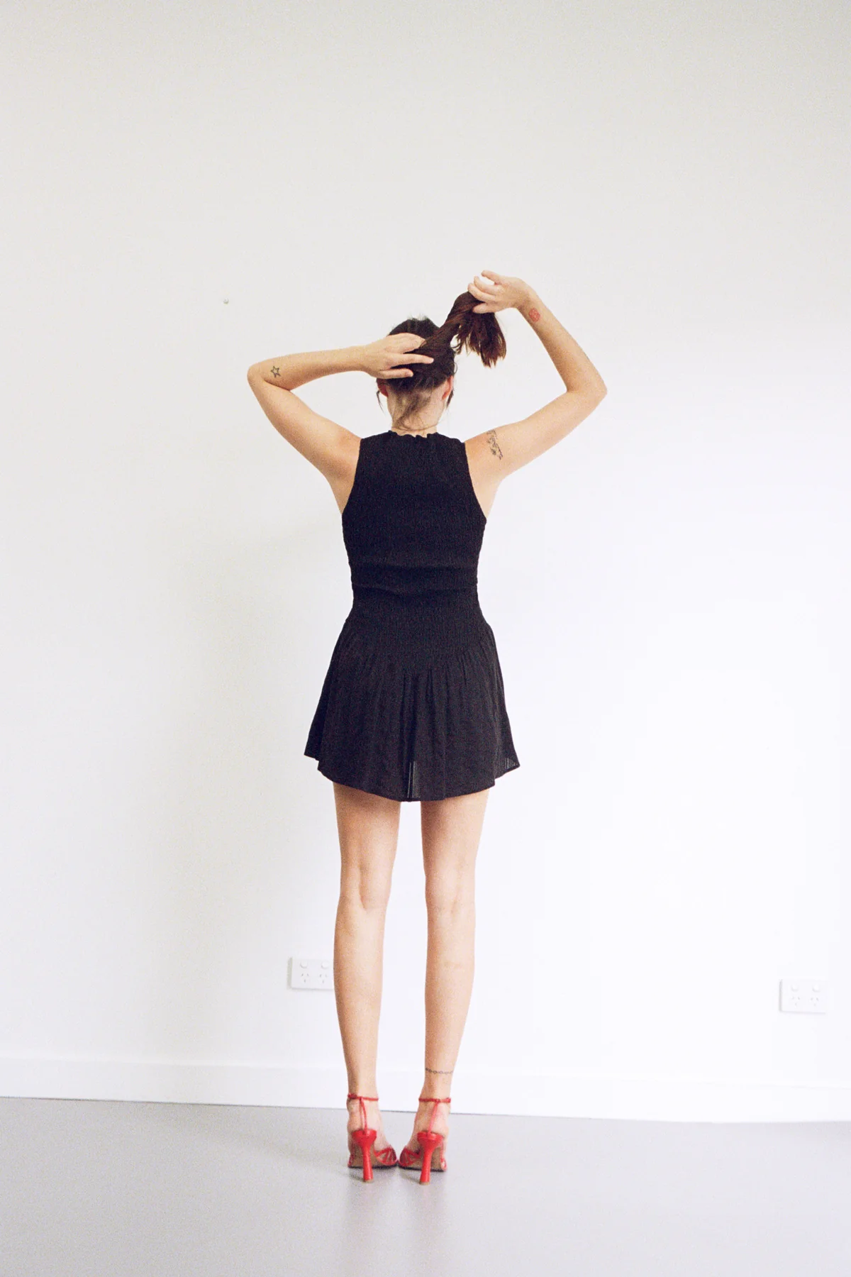 Olympia Ruched Dress [final sale] - Image 4