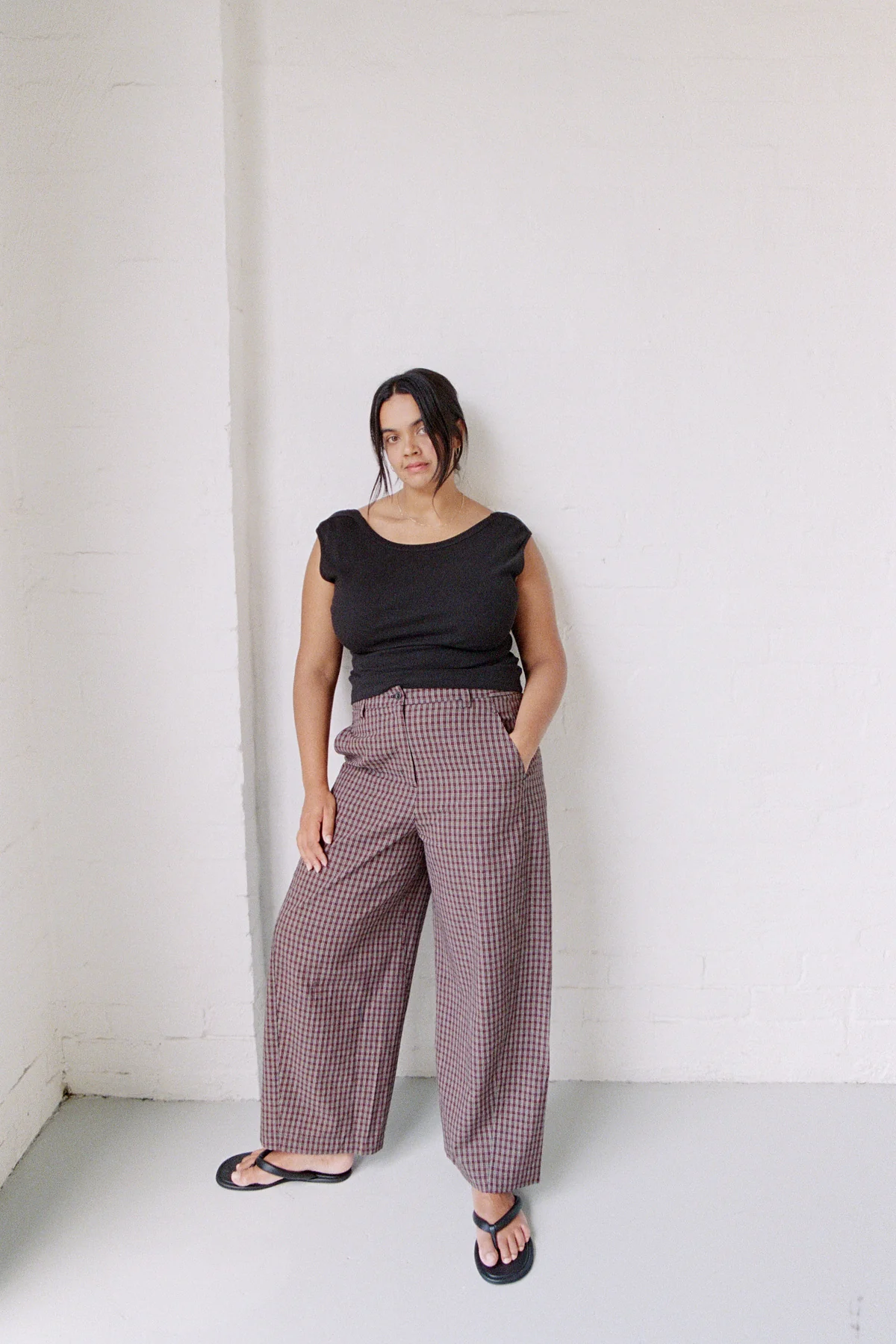 Plaid Panel Trouser - Image 10