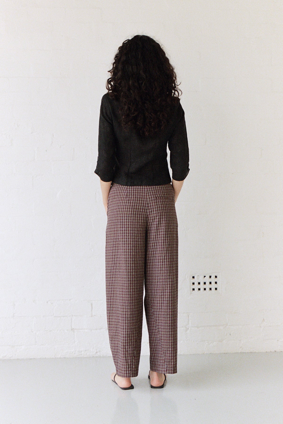 Plaid Panel Trouser - Image 5