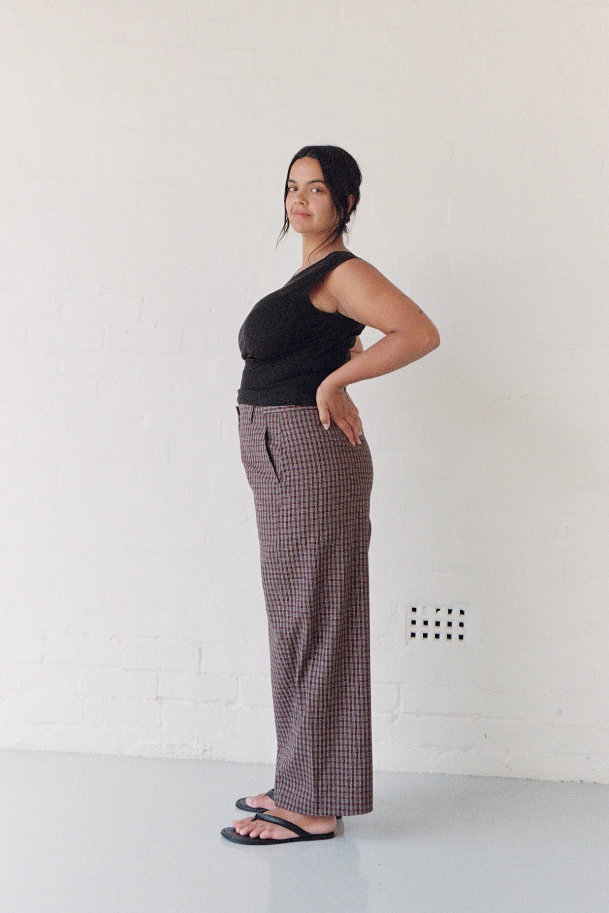 Plaid Panel Trouser - Image 8