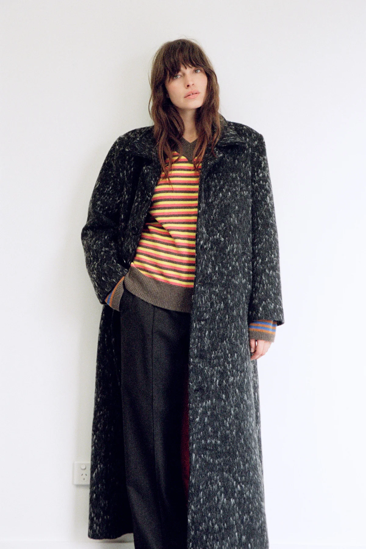 *PRE ORDER* Ash Wool Coat - Image 4