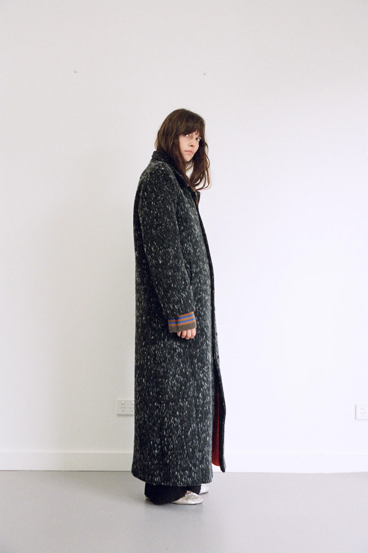*PRE ORDER* Ash Wool Coat - Image 5
