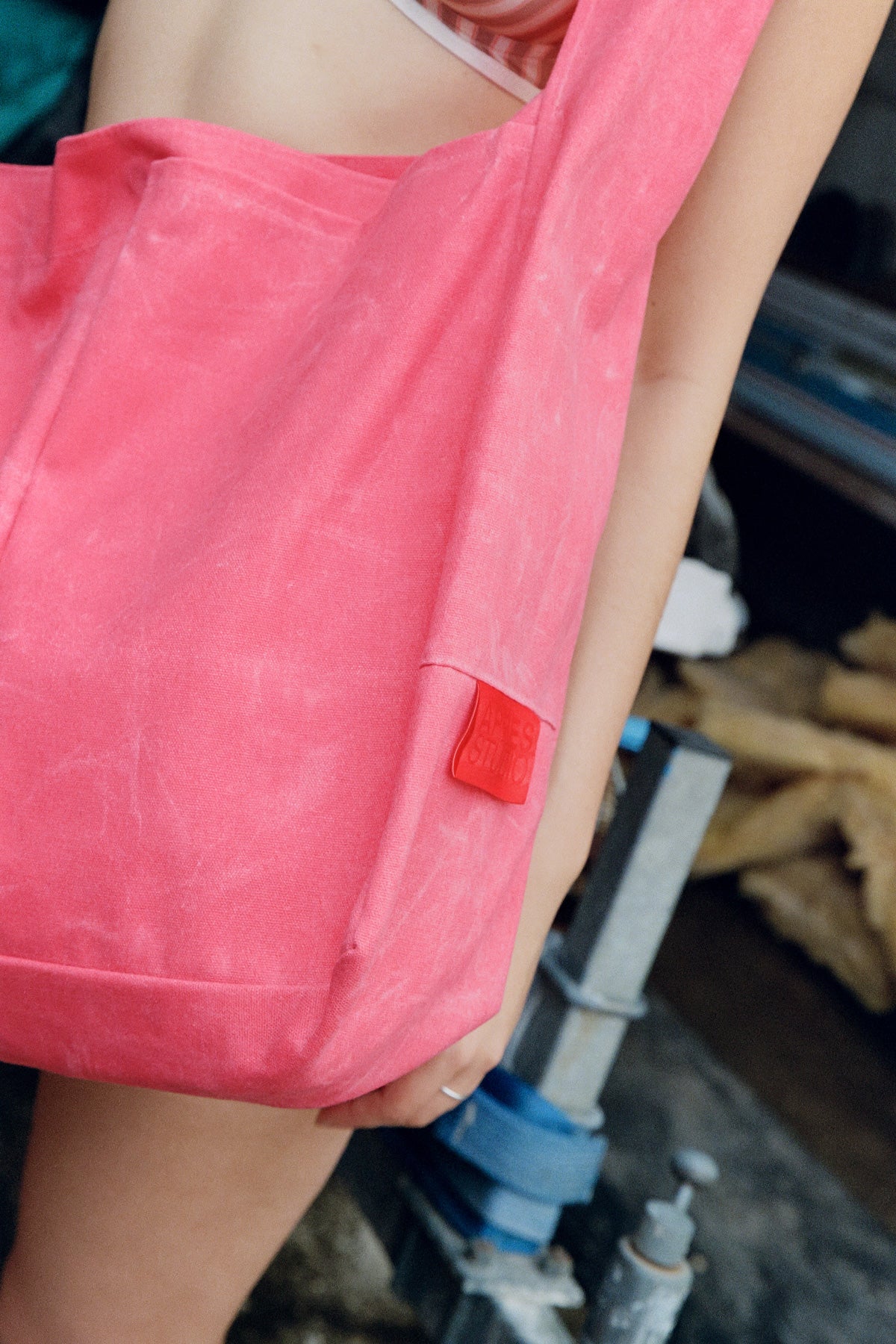 Red Crossbody Tote - Image 4