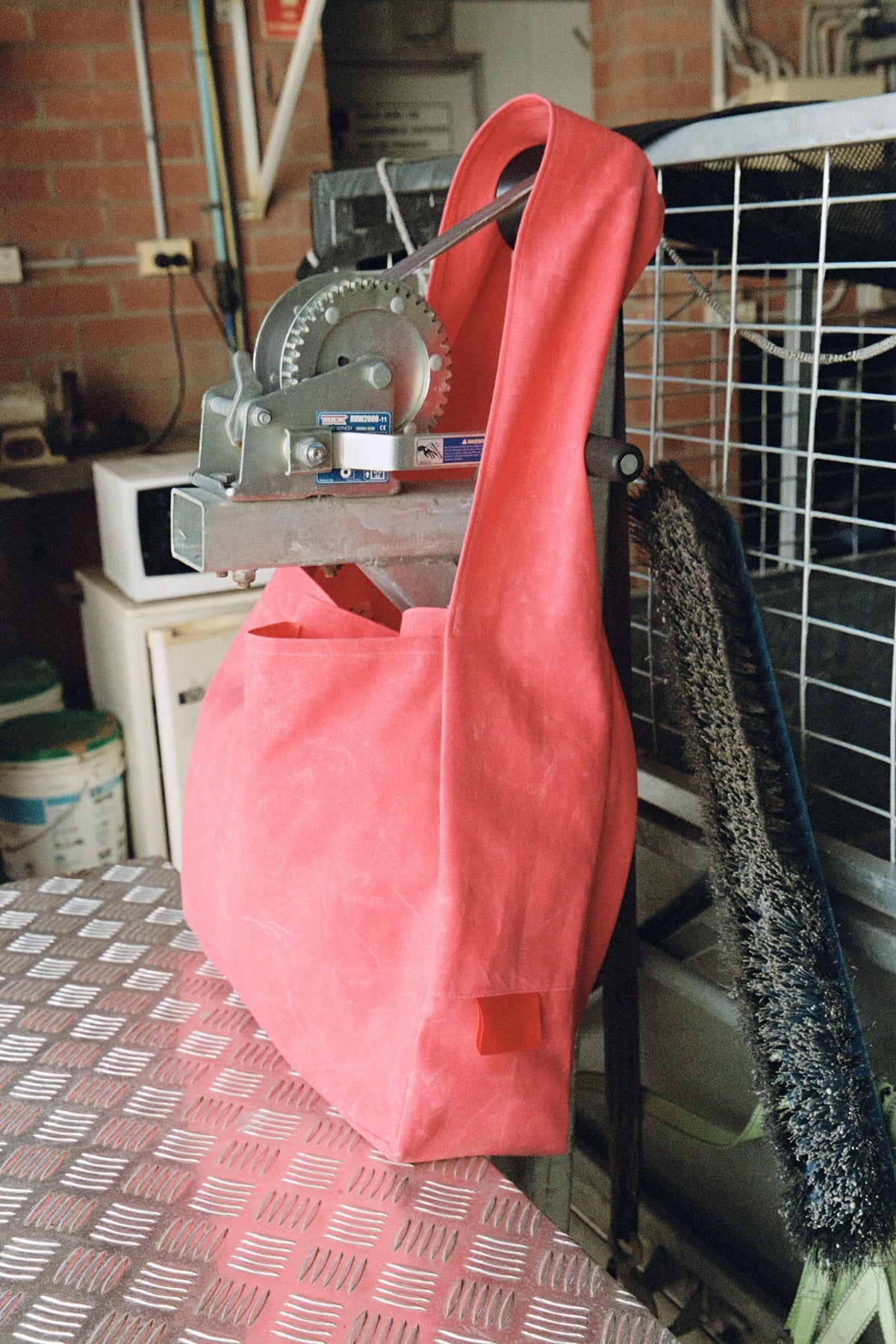 Red Crossbody Tote - Image 5