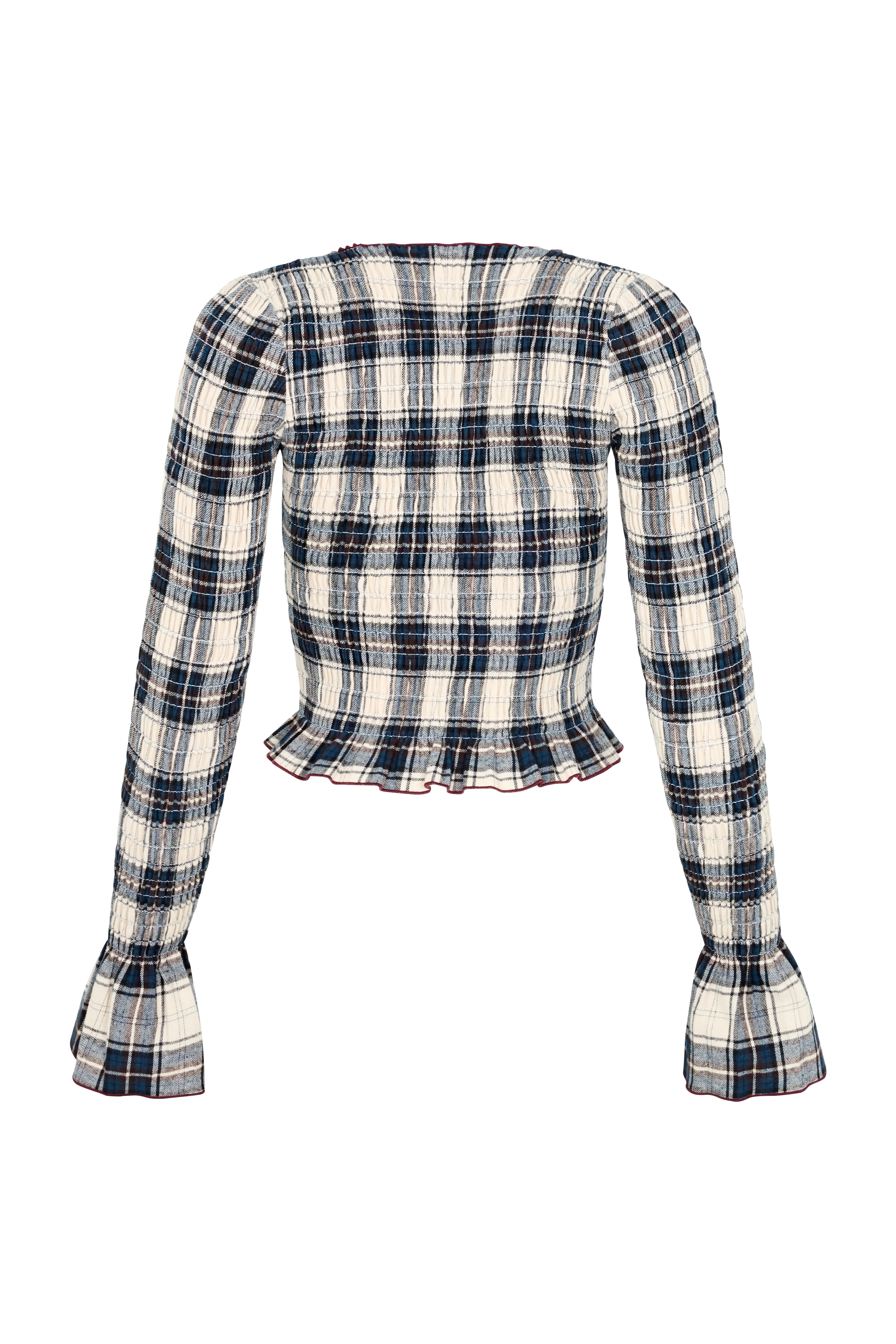 Salt Plaid Ruched Longsleeve - Image 18