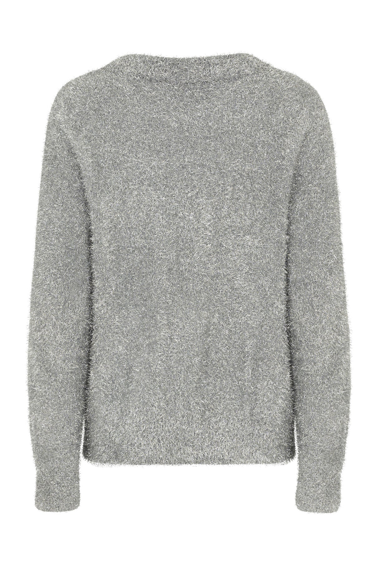Silver Oversized Lurex Knit - Image 3