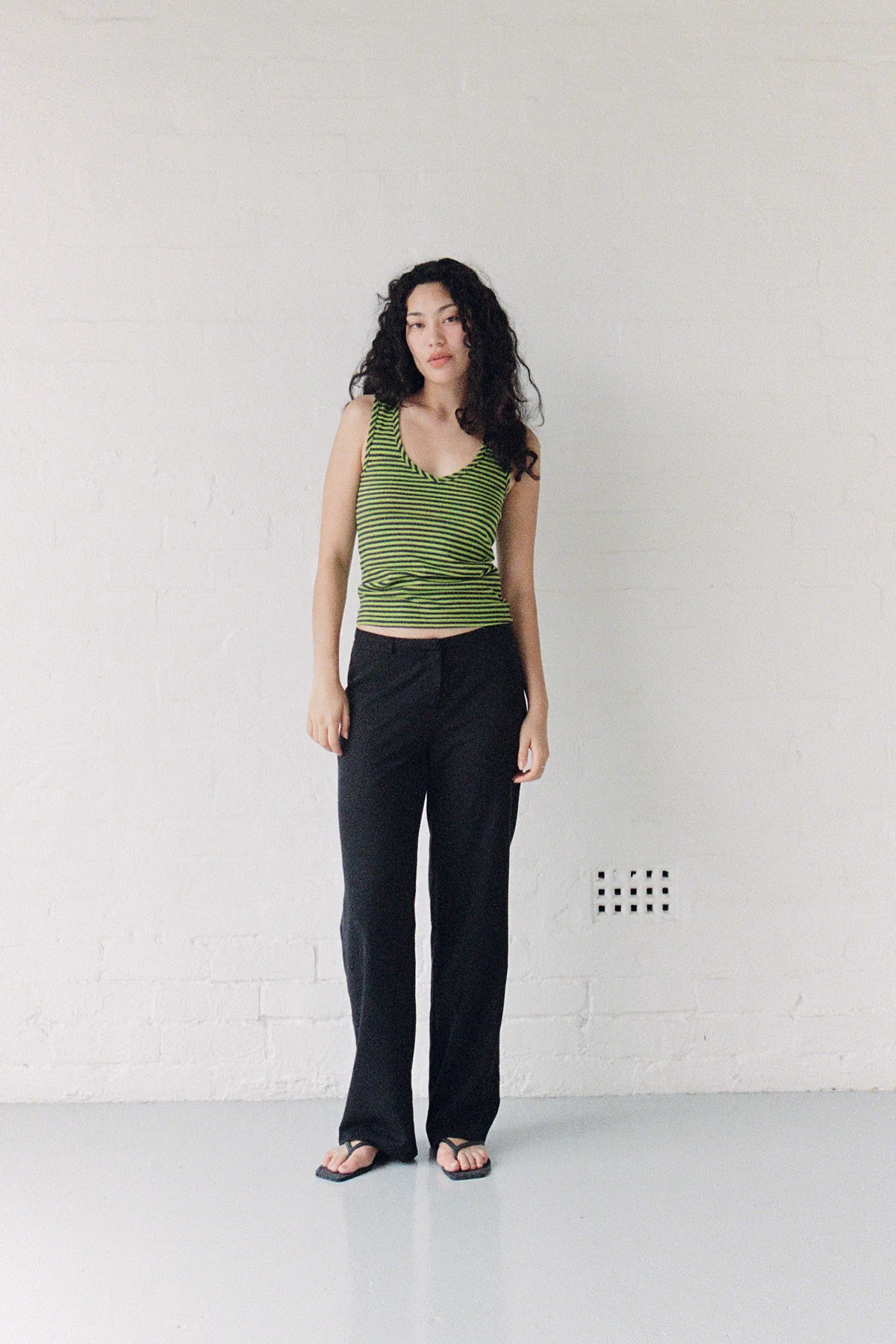 Slime Stripe Hemp Tank - Image 4