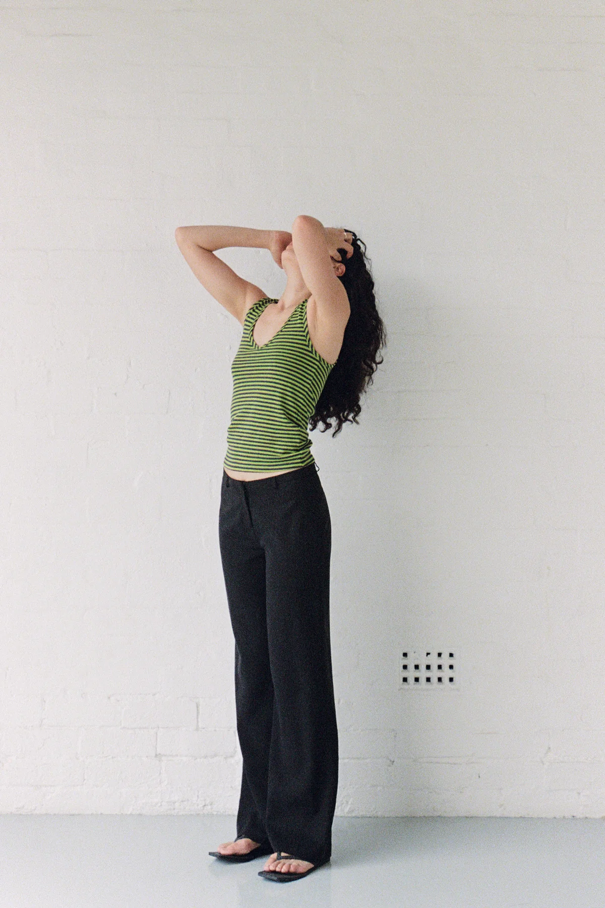 Slime Stripe Hemp Tank - Image 5