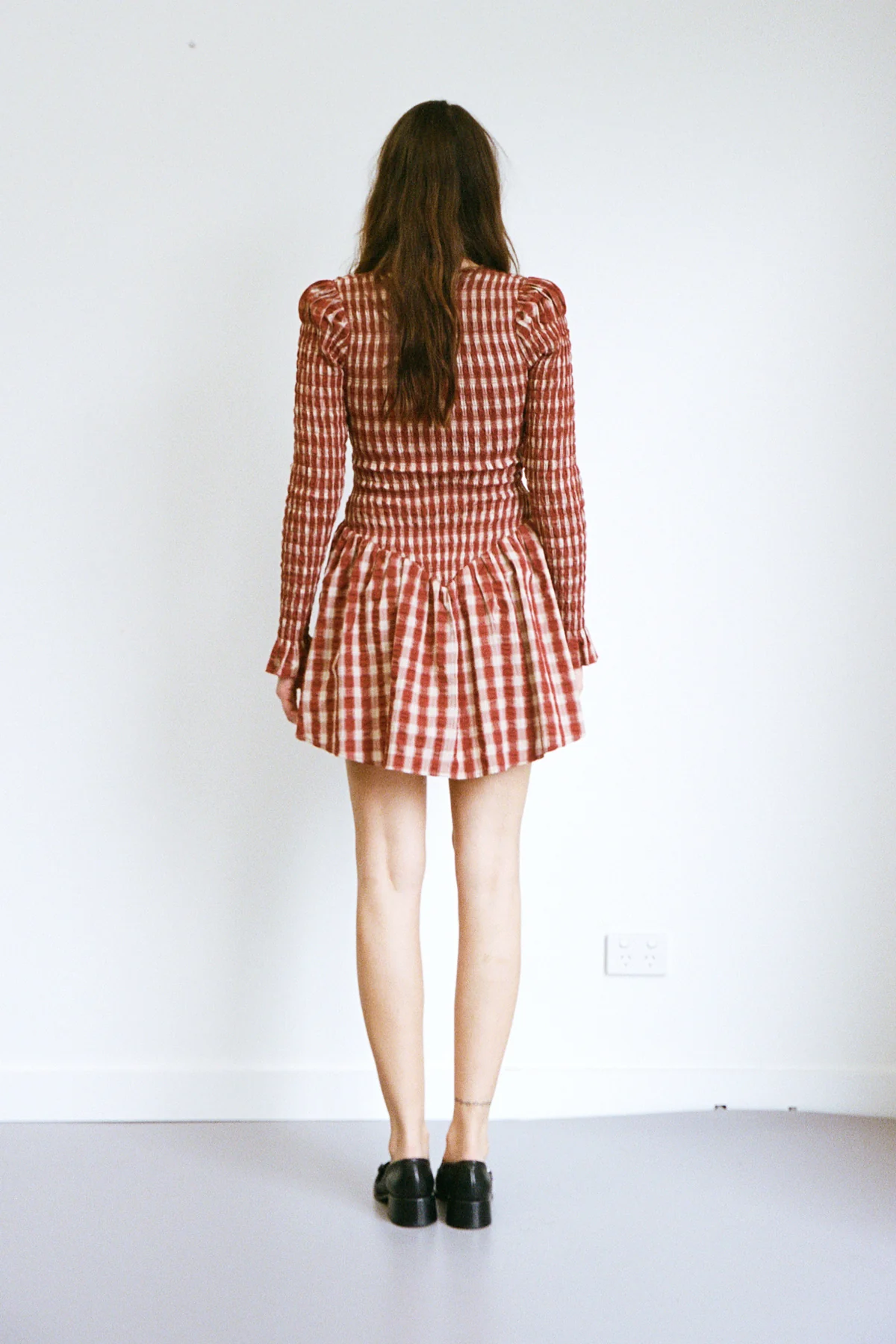 Tamarind Ruched Button Dress - Image 5