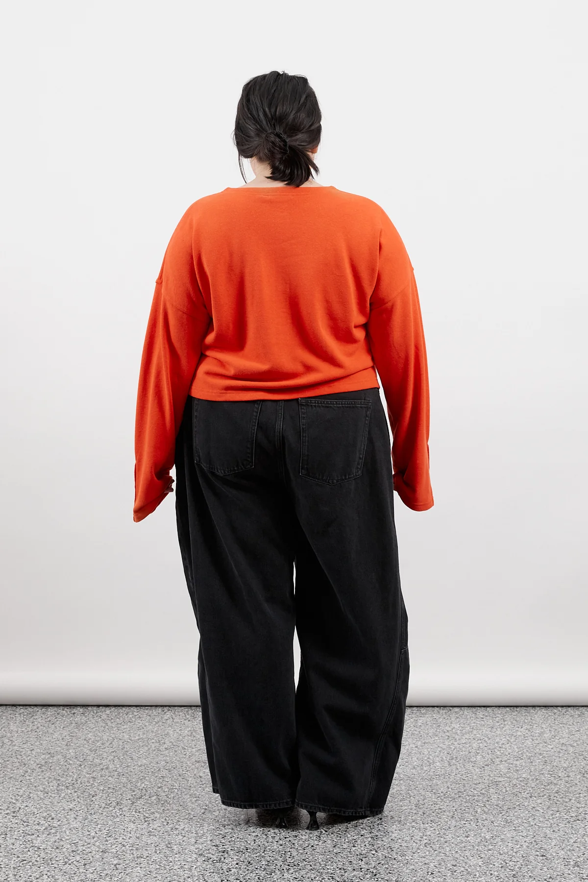 Tangerine Hemp Fleece Cardigan - Image 10