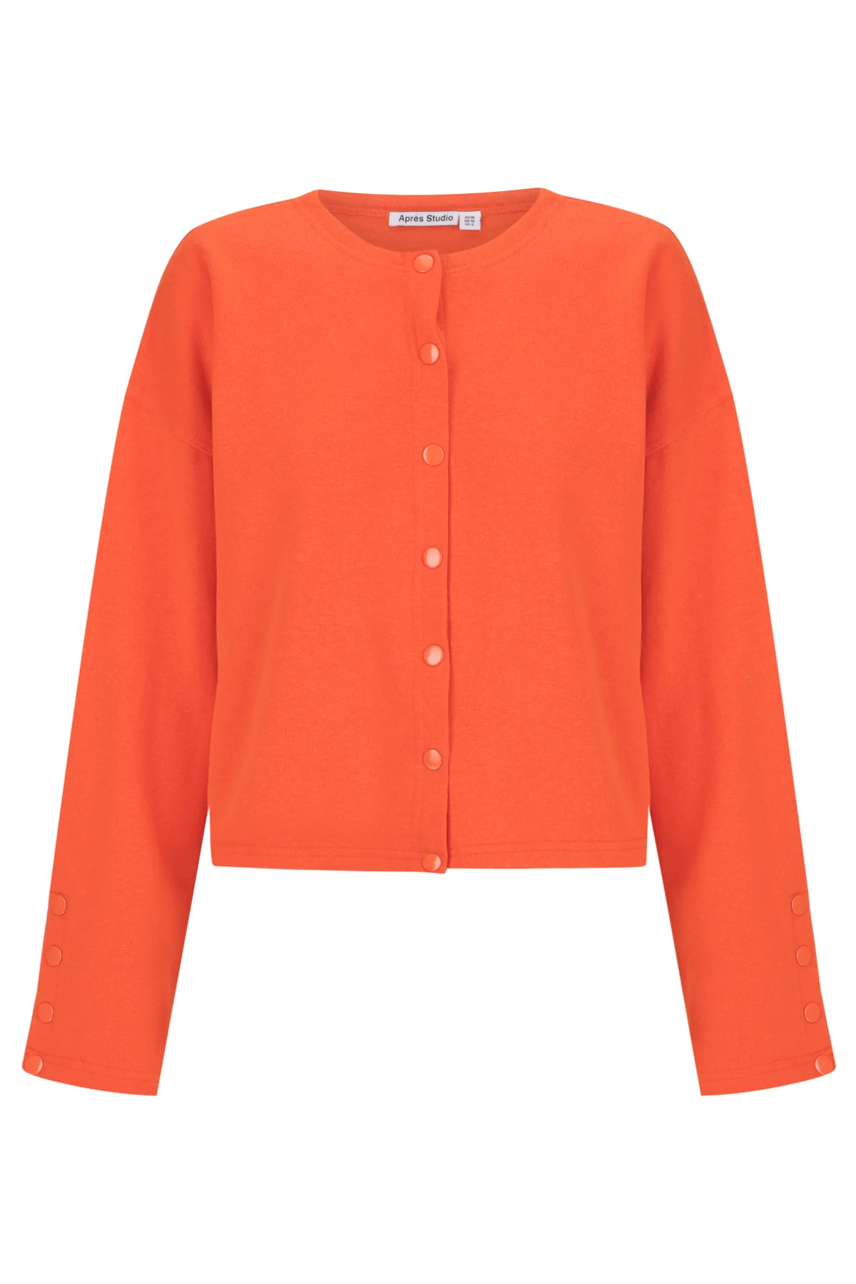 Tangerine Hemp Fleece Cardigan - Image 13
