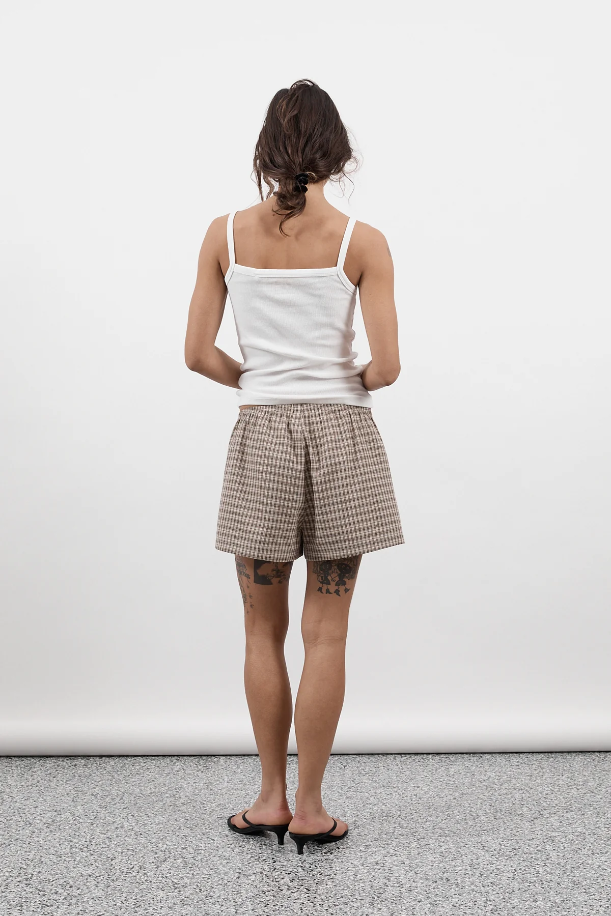 Toast Gingham Mini Shorts [final sale] - Image 12