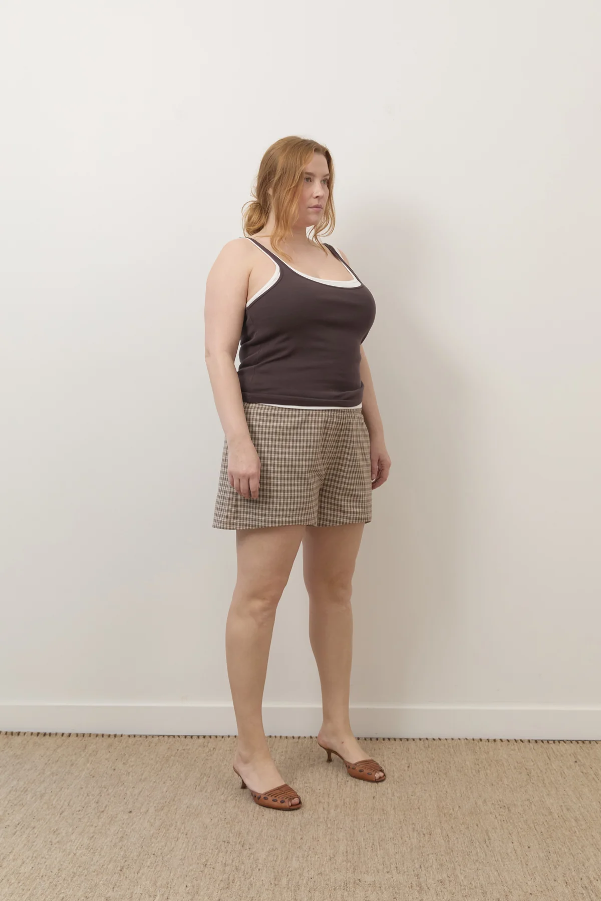 Toast Gingham Mini Shorts [final sale] - Image 7