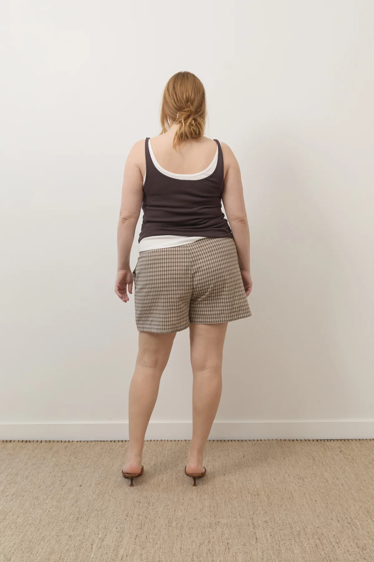 Toast Gingham Mini Shorts [final sale] - Image 8