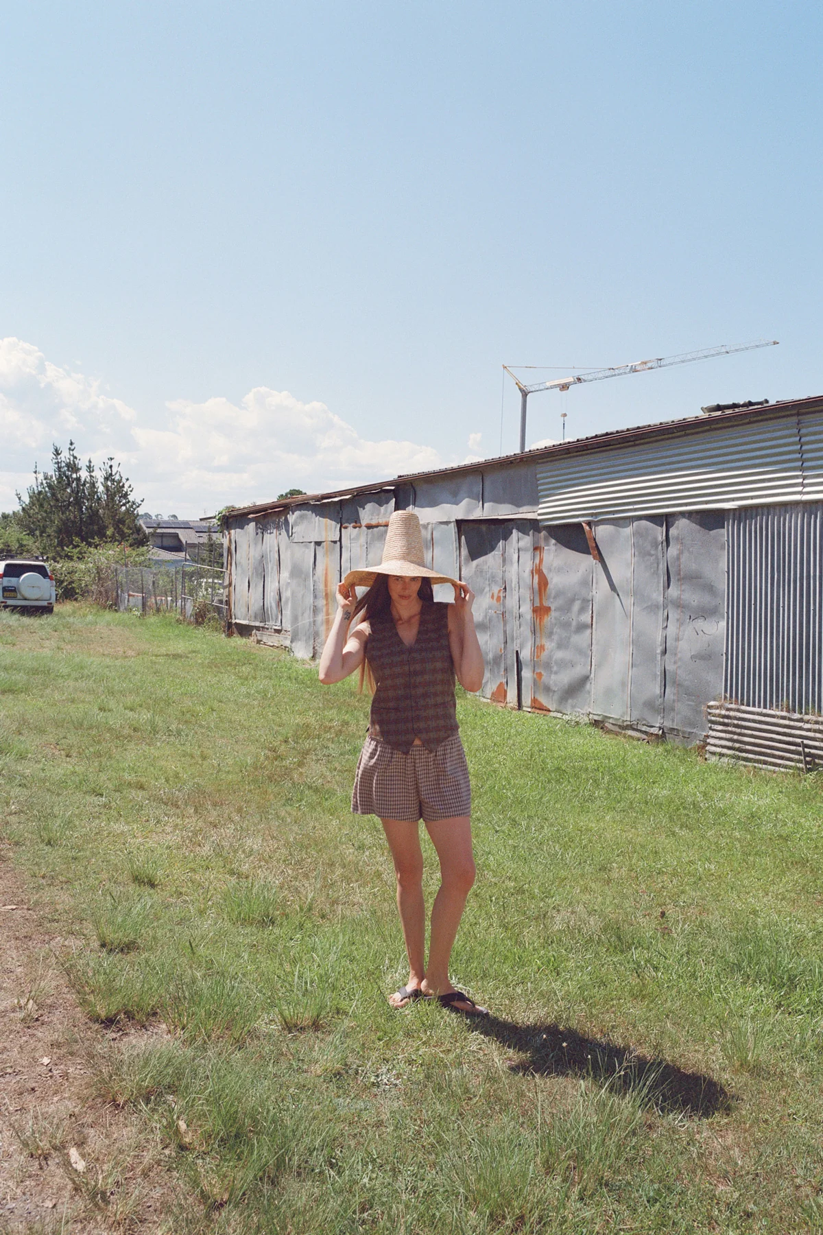 Toast Gingham Mini Shorts [final sale] - Image 9