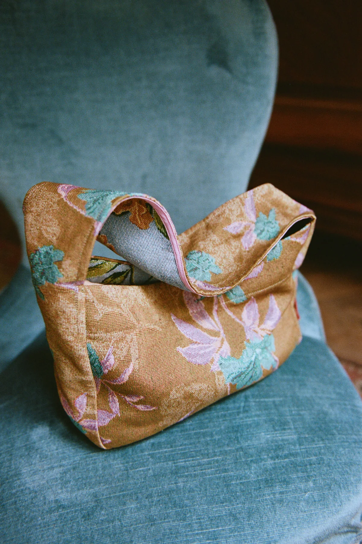 Reversible Tapestry Tote Bag - Image 3