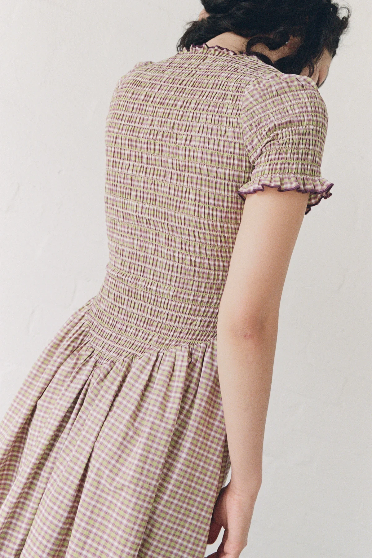 Yuzu Button Marta Dress - Image 10