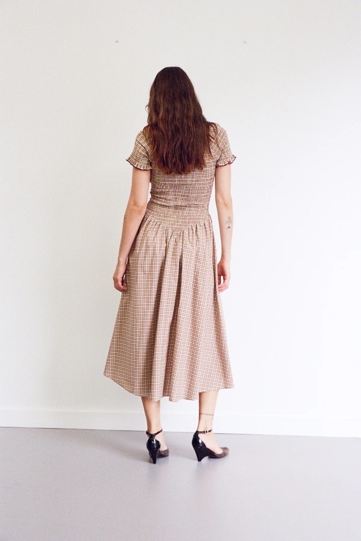 Yuzu Button Marta Dress - Image 4